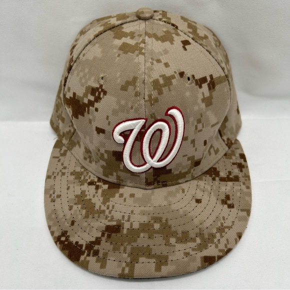 Washington Nationals New Era 59/50 Armed Forces Day Fitted Hat Size 7 1/8 - Picture 1 of 12